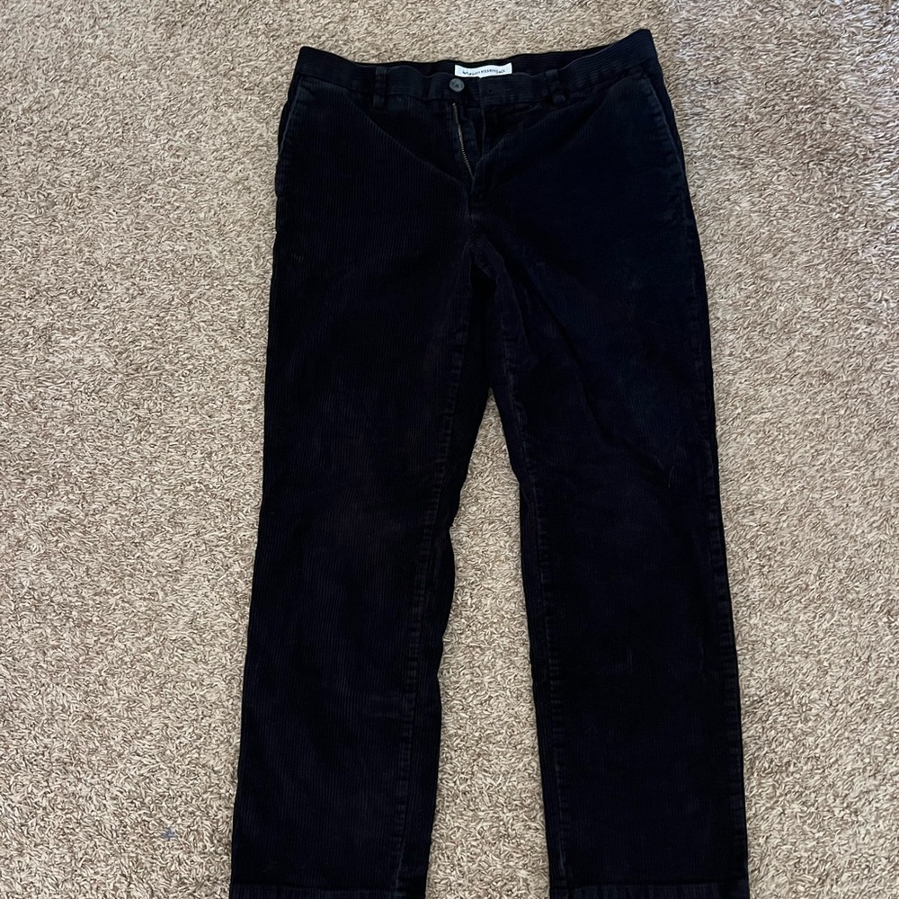 Amazon Essentials black corduroy pants